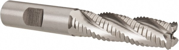 Hertel 44839405 Square End Mill: 5/8 Dia, 2-1/8 LOC, 5/8 Shank Dia, 4-1/4 OAL, 4 Flutes, Cobalt Image