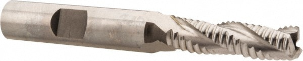 Hertel 44839454 Square End Mill: 5/16 Dia, 1-1/8 LOC, 3/8 Shank Dia, 2-15/16 OAL, 3 Flutes, Cobalt Image