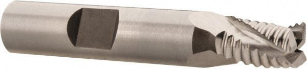 Hertel 44839462 Square End Mill: 5/16 Dia, 7/16 LOC, 3/8 Shank Dia, 2-3/16 OAL, 3 Flutes, Cobalt Image