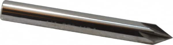 Keo 55782 1/4" Head Diam, 1/4" Shank Diam, 6 Flute 60° Solid Carbide Countersink 
