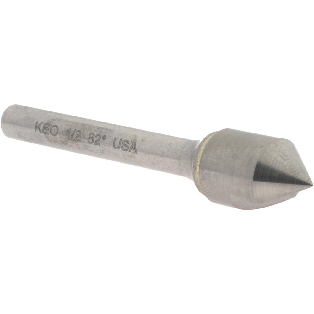 Keo 55714 1/2" Head Diam, 1/4" Shank Diam, 1 Flute 82° Solid Carbide Countersink Image