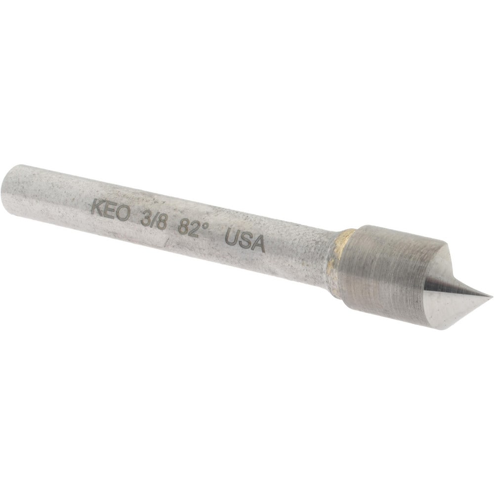 Keo 55713 3/8" Head Diam, 1/4" Shank Diam, 1 Flute 82° Solid Carbide Countersink 