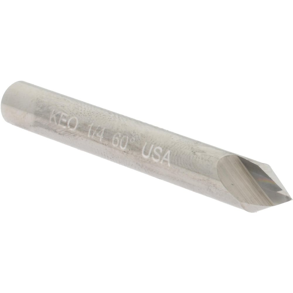 Keo 55702 1/4" Head Diam, 1/4" Shank Diam, 1 Flute 60° Solid Carbide Countersink Image