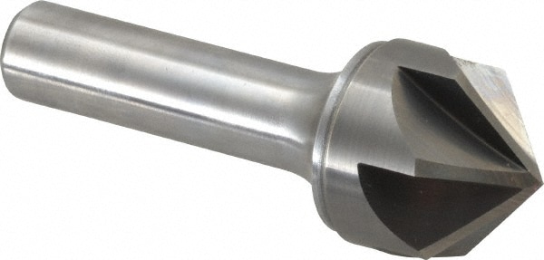 Keo 55820 1" Head Diam, 1/2" Shank Diam, 6 Flute 100° Solid Carbide Countersink Image