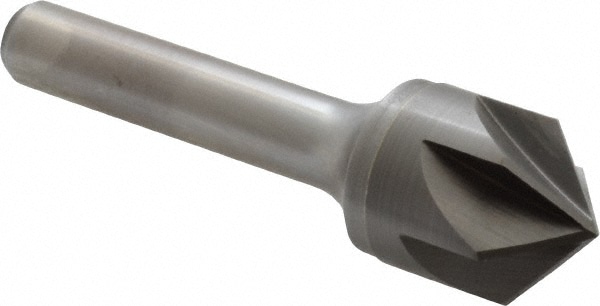 Keo 55819 3/4" Head Diam, 3/8" Shank Diam, 6 Flute 100° Solid Carbide Countersink Image