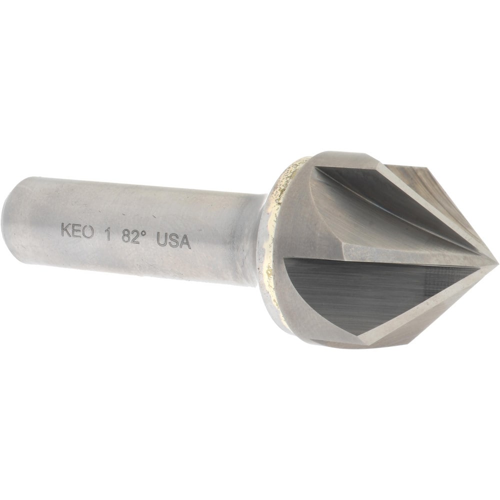 Keo 55798 1" Head Diam, 1/2" Shank Diam, 6 Flute 82° Solid Carbide Countersink Image