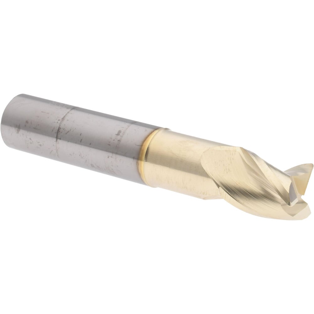 Accupro 35062512N26030C Corner Radius End Mill: 5/8" Dia, 3/4" LOC, 0.03" Radius, 3 Flutes, Solid Carbide 