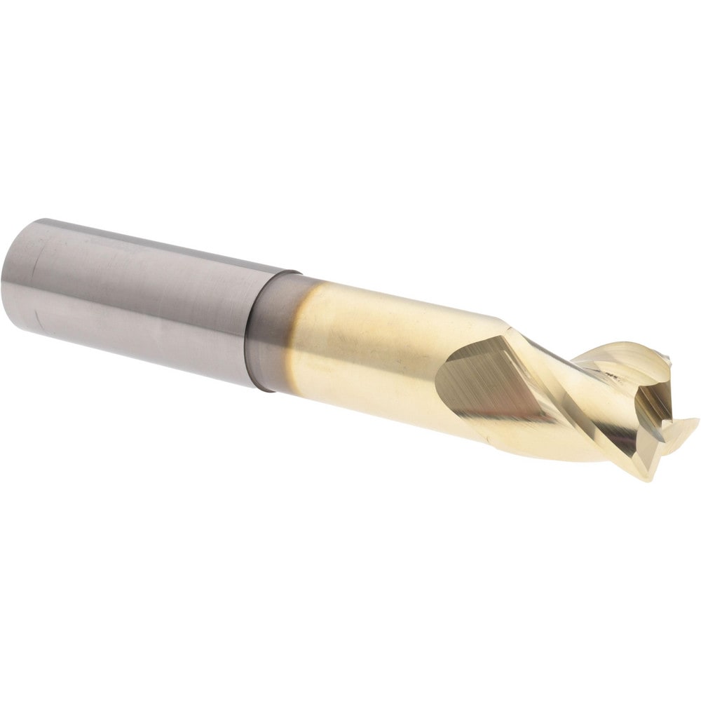 Accupro 35010020NS54045 Corner Radius End Mill: 1" Dia, 1-1/4" LOC, 0.045" Radius, 3 Flutes, Solid Carbide 