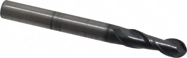 OSG HP421-1968-BN Ball End Mill: 0.1969" Dia, 0.6299" LOC, 2 Flute, Solid Carbide Image