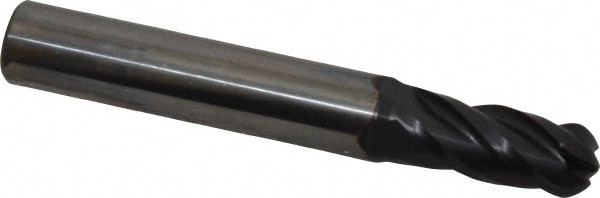 OSG HP441-3543-BN Ball End Mill: 0.3543" Dia, 0.8661" LOC, 4 Flute, Solid Carbide Image