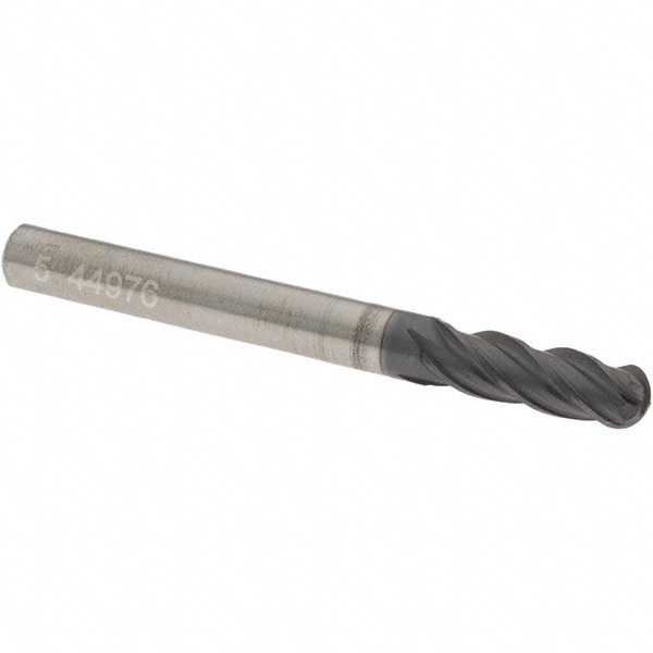 OSG HP441-1968-BN Ball End Mill: 0.1969" Dia, 0.6299" LOC, 4 Flute, Solid Carbide Image