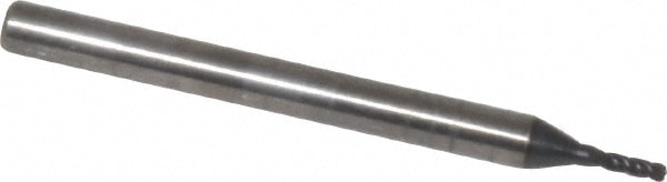 OSG HP441-0469-BN Ball End Mill: 0.0469" Dia, 0.1406" LOC, 4 Flute, Solid Carbide Image