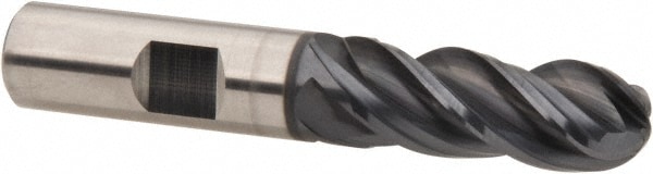 OSG VG441-1000-BN Ball End Mill: 1" Dia, 1.5" LOC, 4 Flute, Solid Carbide Image