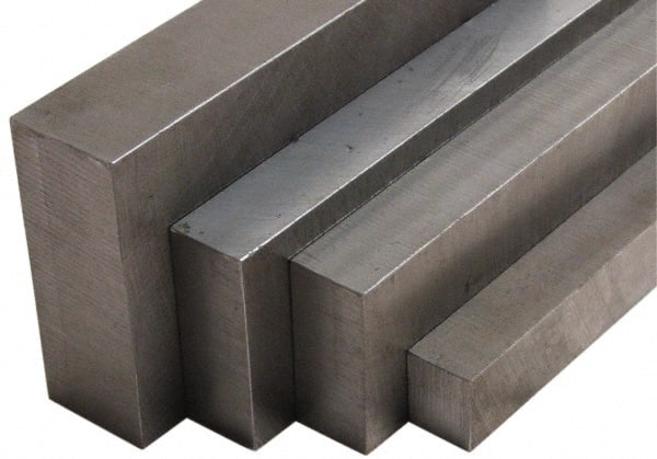 Value Collection MF.5X02.0X12 420 ESR Stainless Steel Rectangular Rod: 12" OAL, 2" OAW, 1/2" Thick 