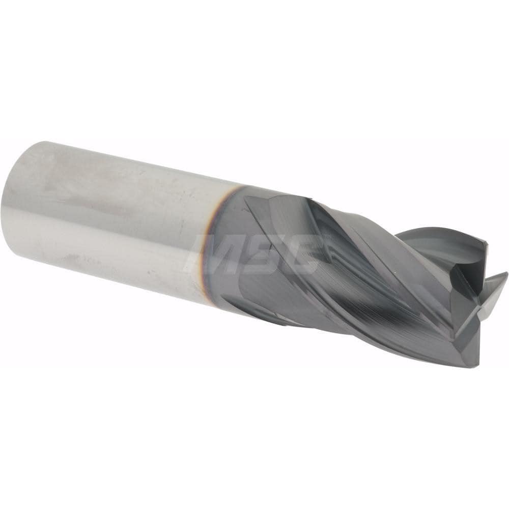 Accupro 446MM09843C11 Corner Chamfer End Mill: 0.9843" Dia, 1.4961" LOC, 4 Flute, 0.0252" Chamfer Width, Solid Carbide 