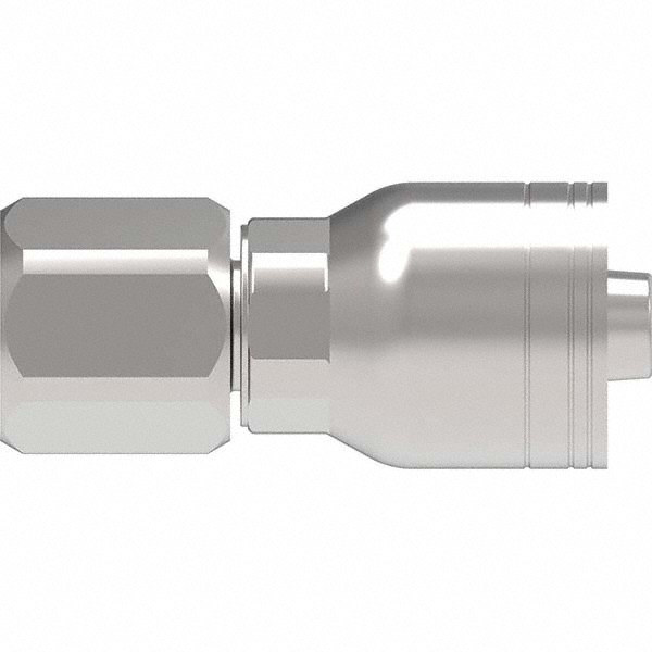 Hydraulic Hose Female JIC 37 ° Swivel Fitting: 0.5" ID, 0.625" OD, 8 mm, 7/8-14