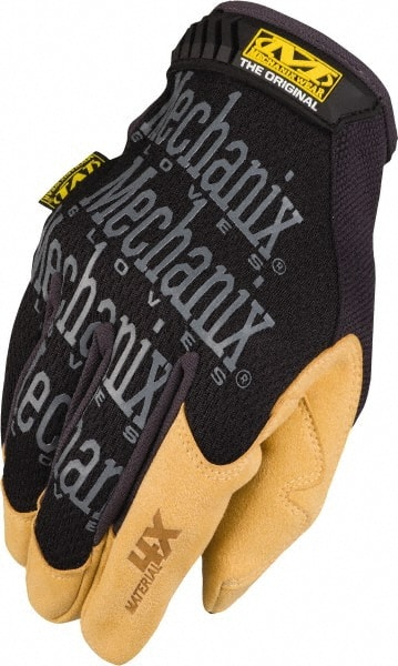 Mechanix Wear MG4X-75-009 Gloves: Size M, Tricot-Lined, Synthetic Blend 