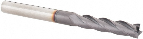 Guhring 9031560063500 Square End Mill: 1/4 Dia, 1-1/8 LOC, 1/4 Shank Dia, 3 OAL, 4 Flutes, Solid Carbide Image