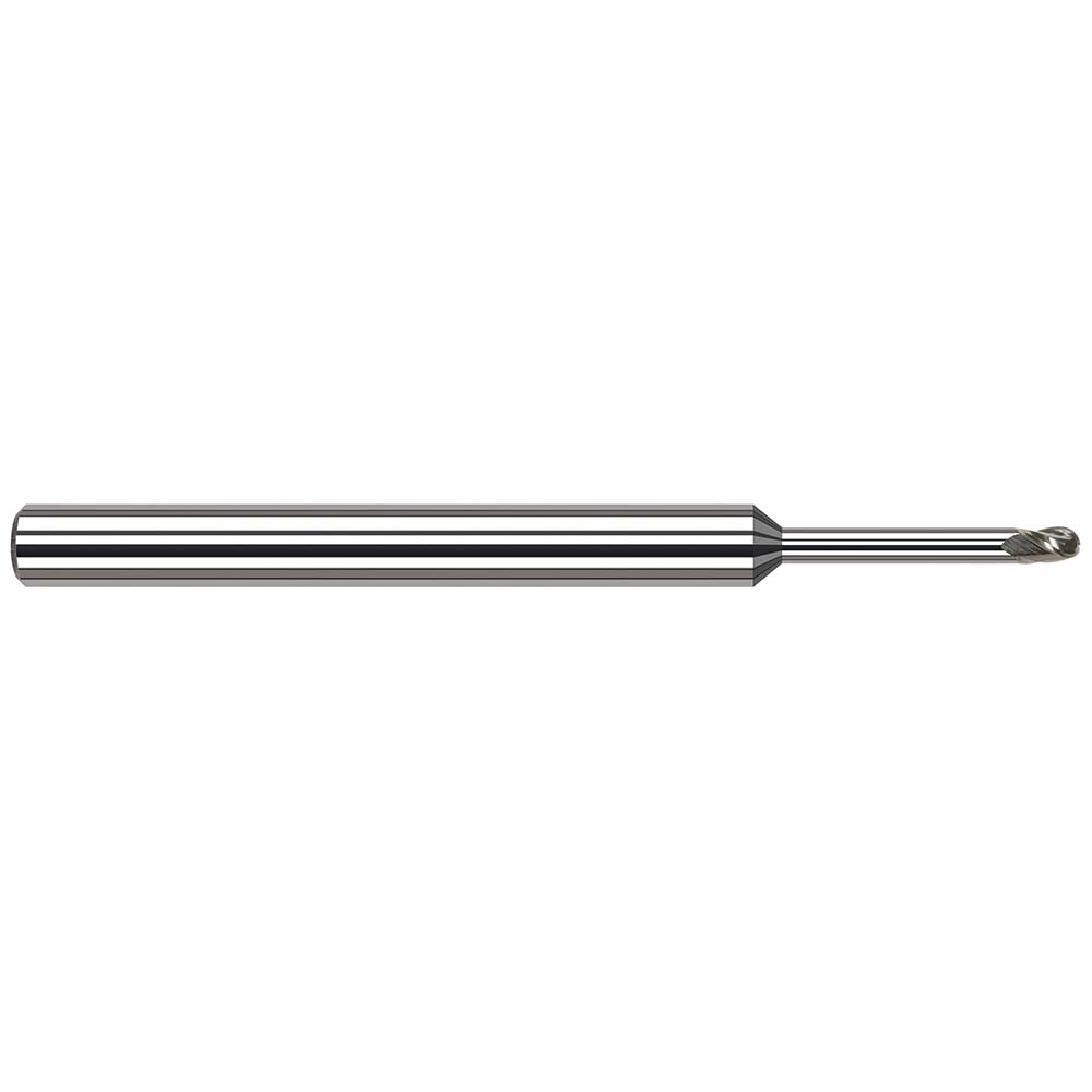 Harvey Tool 54510 Ball End Mill: 0.1562" Dia, 0.234" LOC, 3 Flute, Solid Carbide Image
