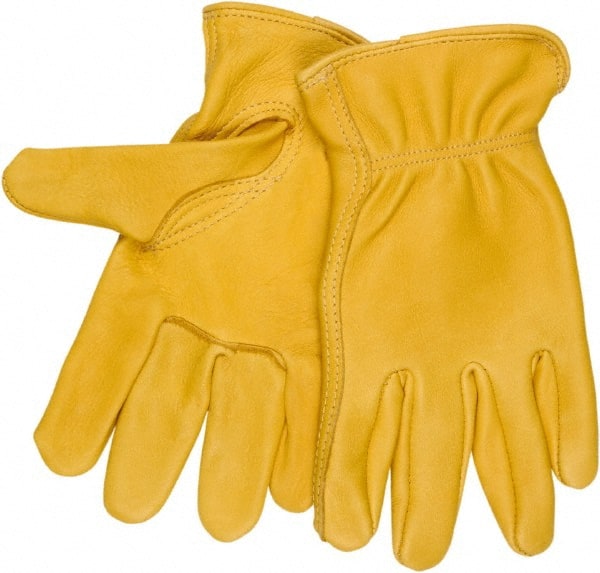 MCR SAFETY 3501XL Gloves: Size XL, Deerskin 