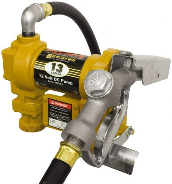 Tuthill SD1202H 13 GPM, 3/4" Hose Diam, DC Tank Pump with Manual Nozzle 