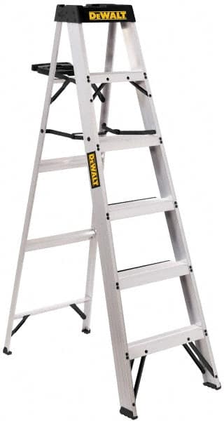 5-Step Aluminum Step Ladder: Type IA, 6' High