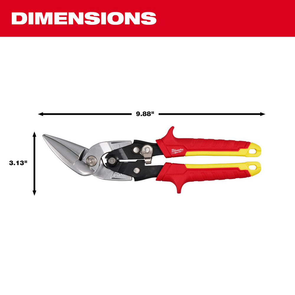 Milwaukee Tool - Snips: Tool Type: Offset Snips; Cutting Length ...