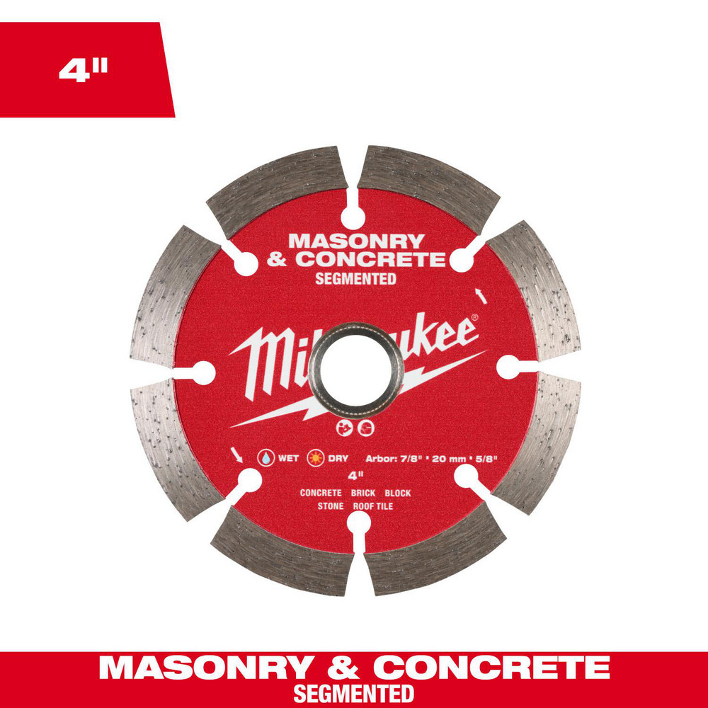 Wet & Dry-Cut Saw Blades: Blade Diameter (Inch): 4; Blade Material: Diamond