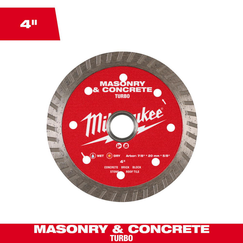 Wet & Dry-Cut Saw Blades: Blade Diameter (Inch): 4; Blade Material: Diamond