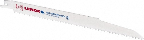 Lenox 22752OSB956R Reciprocating Saw Blade: 9" Long, Bi-Metal Image