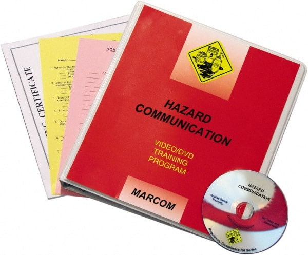 Marcom V0001659EO Hazard Communication for Industrial Facilities, Multimedia Training Kit 