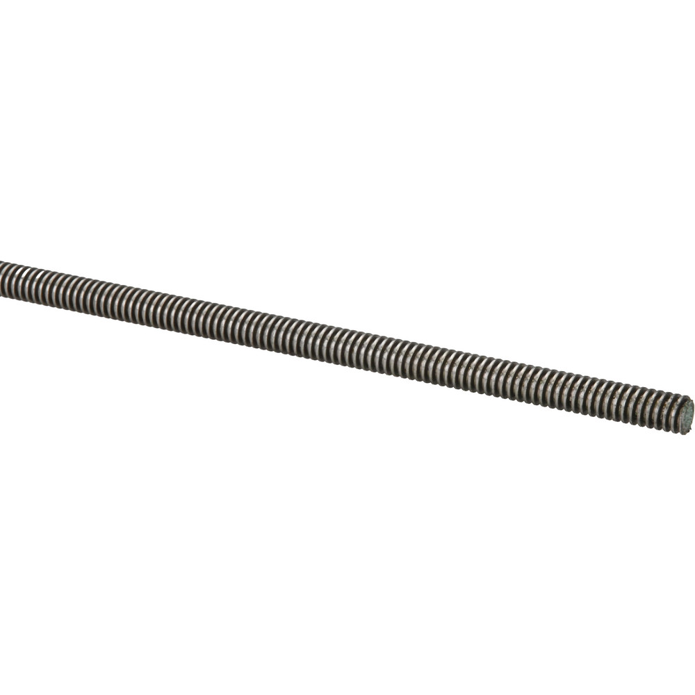 Value Collection - General-Purpose Threaded Rod: 3/8-16, 12' OAL, Alloy ...