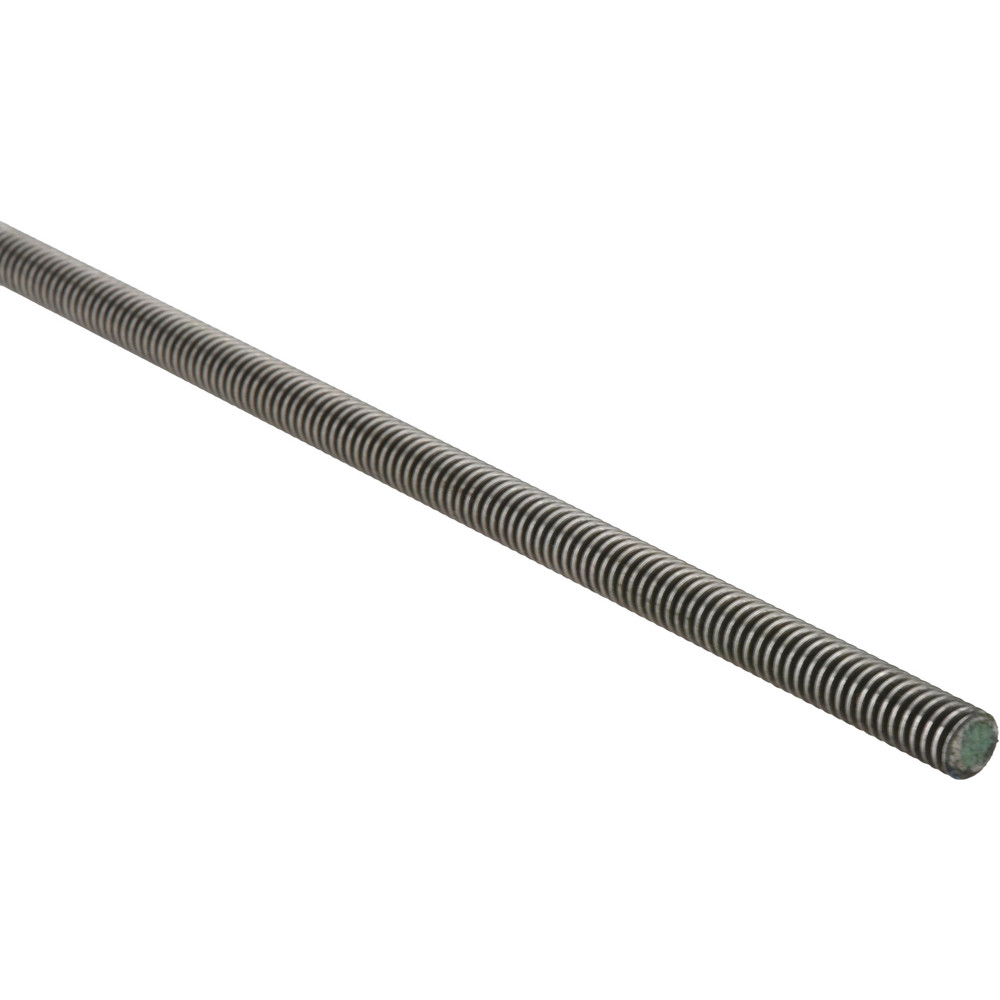 Value Collection - General-Purpose Threaded Rod: 3/8-16, 12' OAL, Alloy ...