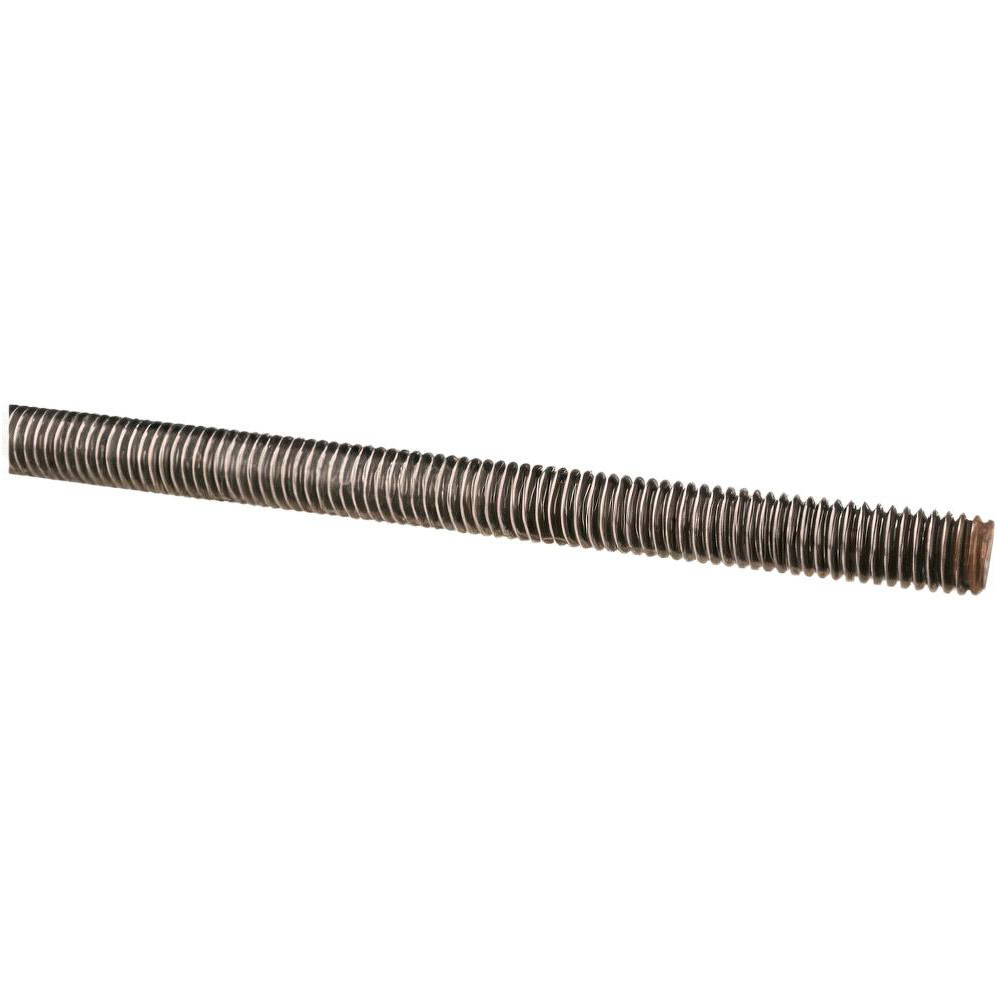 Value Collection - General-Purpose Threaded Rod: 3/8-16, 6' OAL, Alloy ...