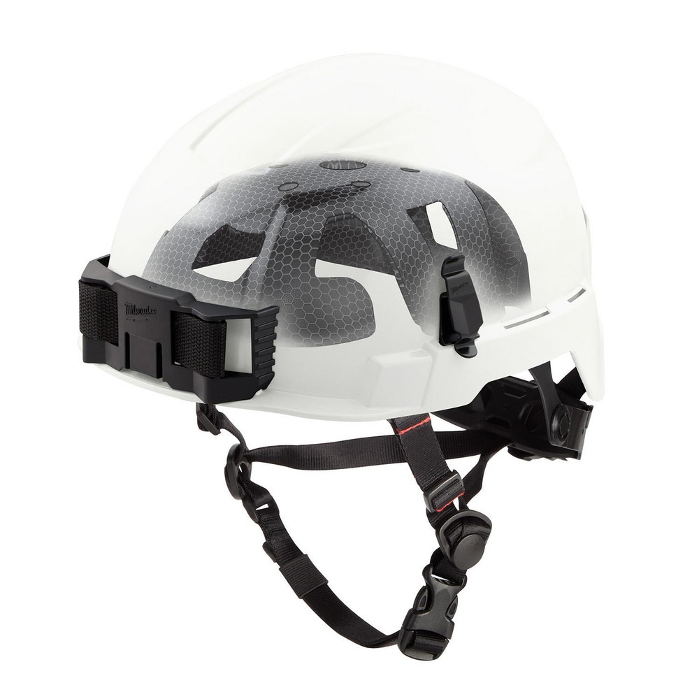 Hard Hats; Hard Hat Style: Climbing ; Color: White ; Adjustment Type: Ratchet ; Application: Impact-Resistant ; Material: Plastic ; ANSI Type: II