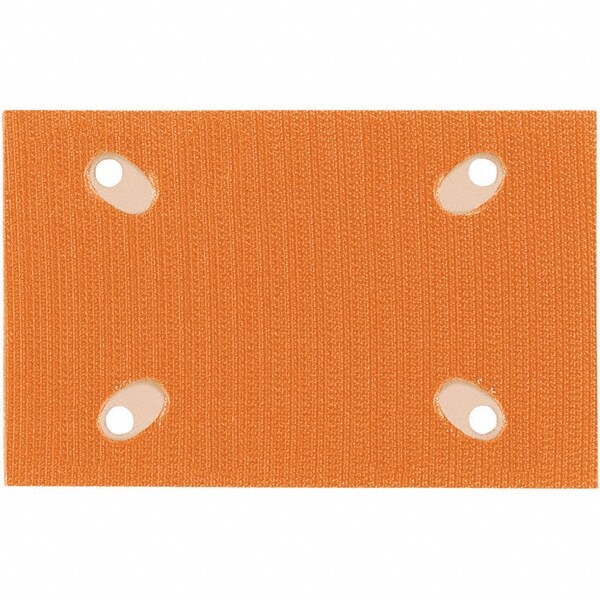 3" Diam x 4-1/4" Long, Triangular, Hook & Loop Face, Conversion Backing Pad
