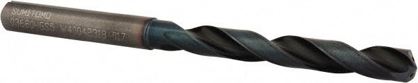 Sumitomo U103725 Jobber Length Drill Bit: 0.368" Dia, 135 °, Solid Carbide Image