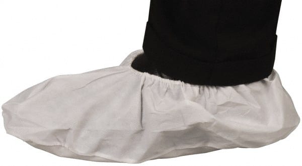 Pack of 100 Size L Laminated Polypropylene Non-Skid Shoe Covers