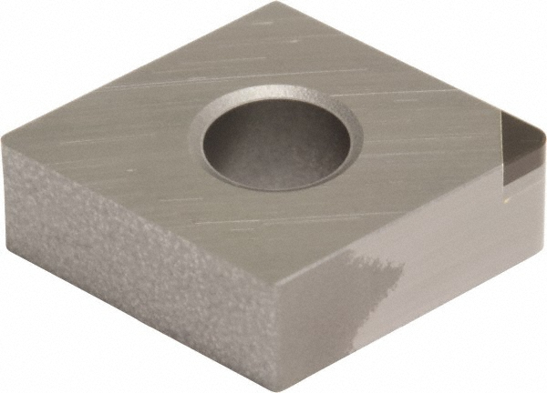 Turning Insert: NUCNMA430.5 BN2000, PCBN - Bright/No Finish, Neutral, 0.0984" Long, 0.5000" Inscribed Circle, 0.0078" Corner Radius, 80.00 deg C - Diamond (Rhombic) 80-Deg, Series CNMA