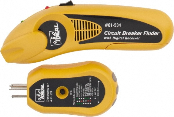 240 to 120 VAC, 47 to 63 Hz, Screenless Circuit Breaker Finder