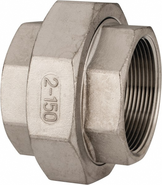 Value Collection Pipe Union 2" Fitting, 304 Stainless Steel MSC