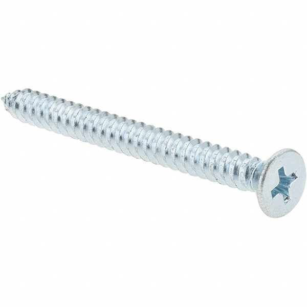 Sheet Metal Screw: #10, Flat Head, Phillips