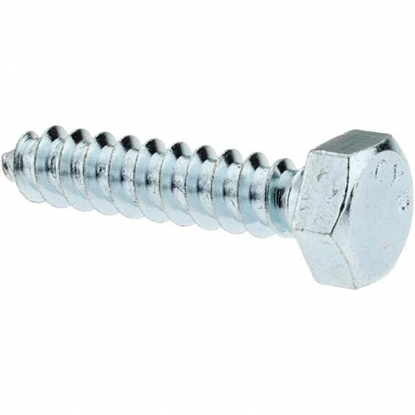 5/16 Screw, 1-1/2" Length Under Head, Steel, Hex Head Lag Screw