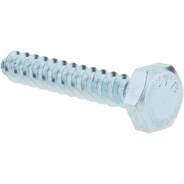 1/4 Screw, 1-1/2" Length Under Head, Steel, Hex Head Lag Screw