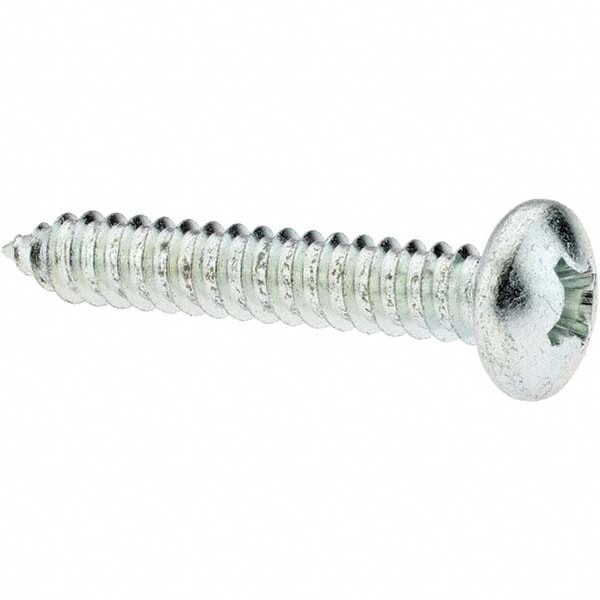 Sheet Metal Screw: 1/4, Pan Head, Phillips