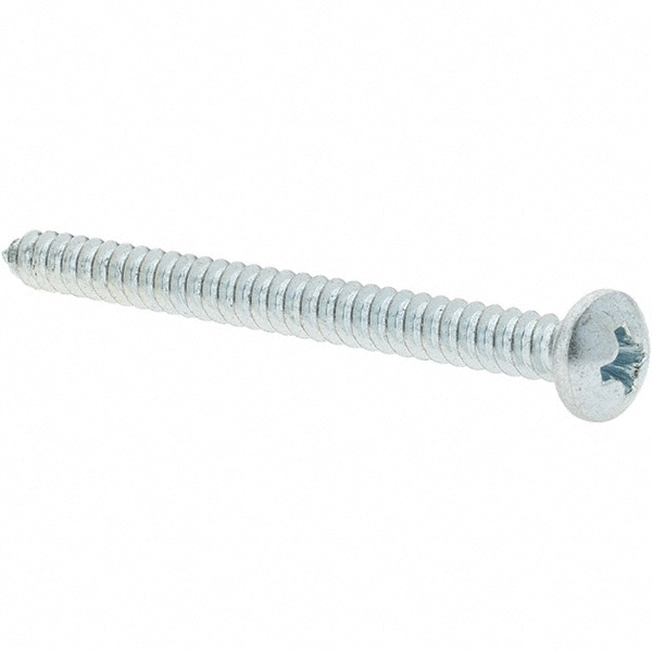 Sheet Metal Screw: #8, Pan Head, Phillips