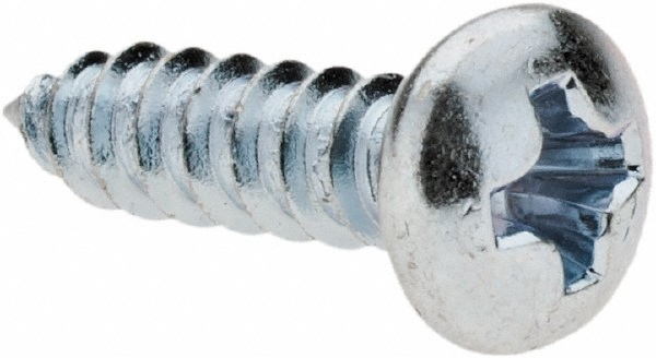 Sheet Metal Screw: #6, Pan Head, Phillips