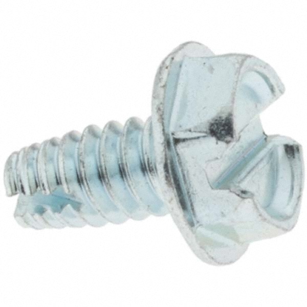 #10-24 UNC 3/8" Length Under Head Hex Thread Cutting Screw