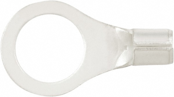 Circular Ring Terminal: Non-Insulated, 12 to 10 AWG, Crimp Connection