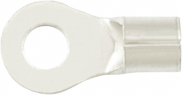 Circular Ring Terminal: Non-Insulated, 12 to 10 AWG, Crimp Connection